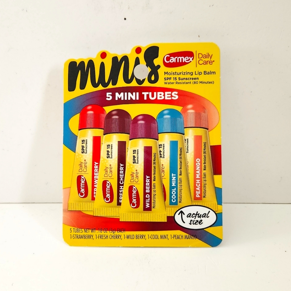 🔮3/$15 Carmex Daily Care Minis Lip Balm Tubes with SPF 15